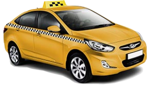 Машина желтая